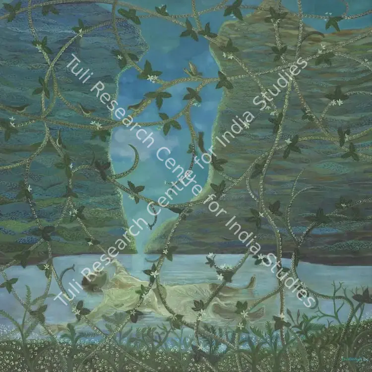 Soorya, Om (Artist). Untitled. Oil on canvas, 2004 | Painting | FineArts | 00338143