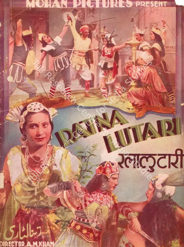 Khan, A.M. (Director), Ratna Lutari, 1939 | Song-Synopsis Booklet | CinemaEducation | 00779471