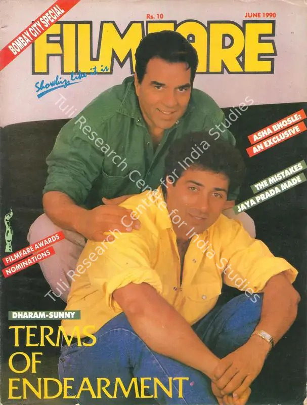 Ahmed, Rauf (Editor). Filmfare. 39(6). Bombay: Pritish Nandy, c/o The Times of India, 01 June 1990 | Magazine | CinemaEducation | 00794019
