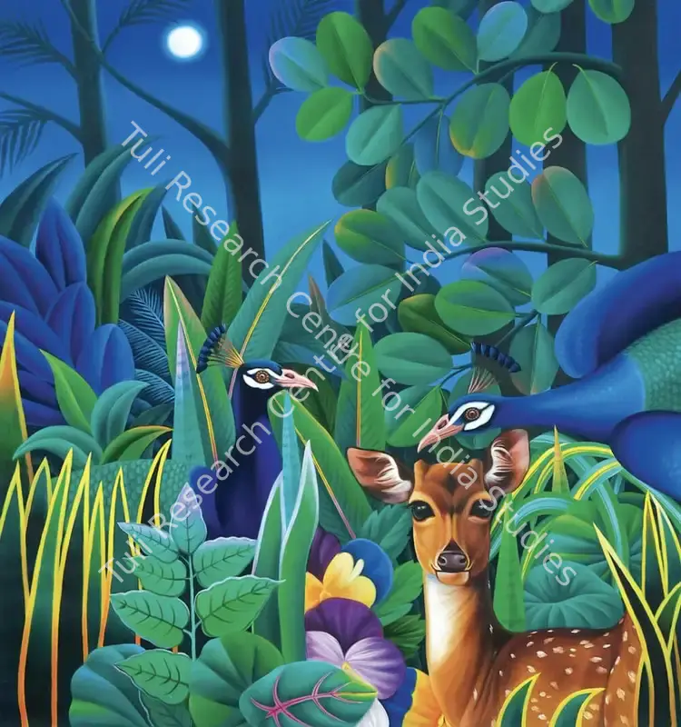 Nagapuzha, Murali (Artist). Untitled. Oil on canvas, n.d. | Painting | FineArts | 00603847