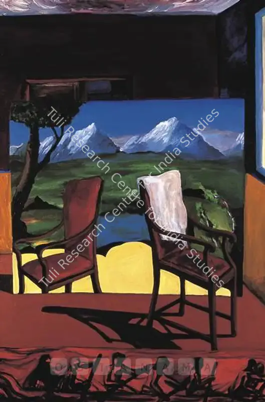 Husain, Owais (Artist). The Dysfunctionality Of Shadows. Acrylic and oil on canvas, 2001 | Painting | FineArts | 00599914