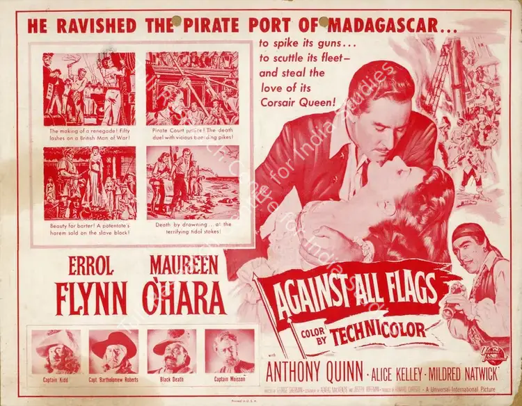 Sherman, George (Director), Against All Flags, 1952 | Handbill | CinemaEducation | 00760617