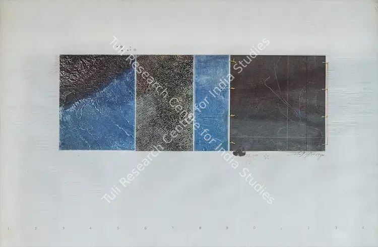 Palaniappan, Rm. (Artist). Untitled. Mixed media on paper, 1988 | Painting | EconomicsArt | 00873050