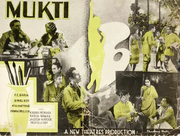 Sircar, B.N. (Producer), Mukti, 1937 | Handbill | CinemaEducation | 00515283