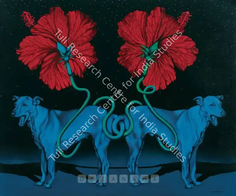 E., Gurusiddappa G. (Artist). Season Of Love. Acrylic on canvas, 2005 | Painting | FineArts | 00756909