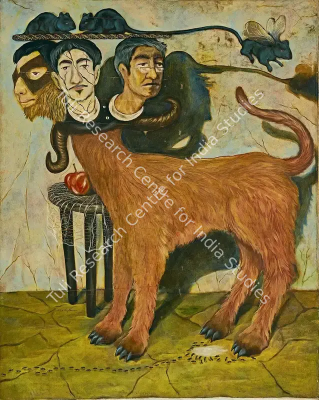 Naik, Viraj (Artist). Optimum. Acrylic on canvas, 2008 | Painting | FineArts | 00352355