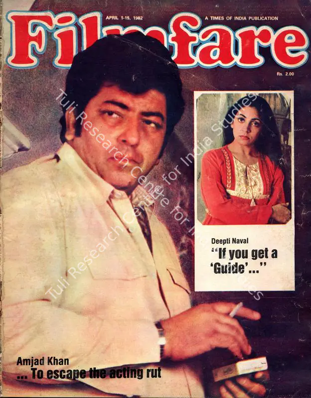 Singh, Bikram (Editor). Filmfare - The Fortnightly Film Magazine. 31(6). Bombay: T P Pithavala, c/o The Times of India, 01 April 1982 | Magazine | CinemaEducation | 00793707