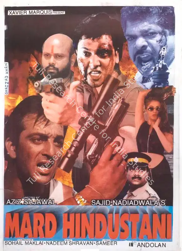 Nadiadwala, Sajid (Producer), Andolan, 1995 | Full Sheet Poster | CinemaEducation | 00768038