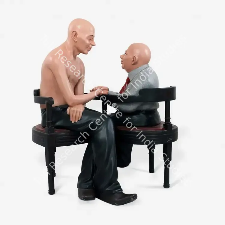 Gupta, Ved (Artist). Love Chair. Painted fiberglass, 2008 | Sculpture | FineArts | 00330863