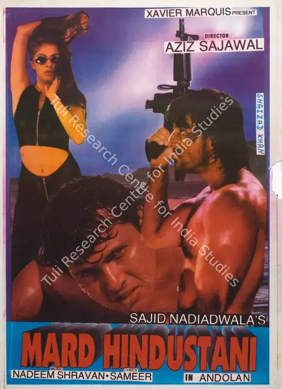 Nadiadwala, Sajid (Producer), Andolan, 1995 | Full Sheet Poster | CinemaEducation | 00768037