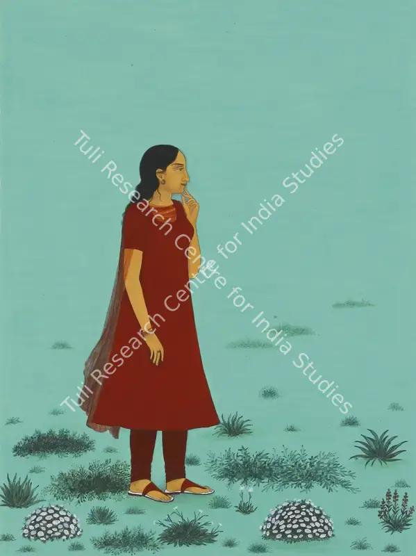 Qureshi, Nusra Latif (Artist). Familiar Memories ll. Opaque watercolour on wasli, 2005 | Painting | FineArts | 0023854
