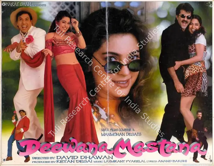 Kinagi, Rajan (Cinematographer), Deewana Mastana, 1997 | Lobby Card | CinemaEducation | 00783645