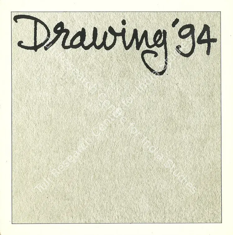 Gallery Espace (Organiser). Drawing'94. New Delhi: Gallery Espace, 1994 | Group Exhibition Invitation | FineArts | 00858781