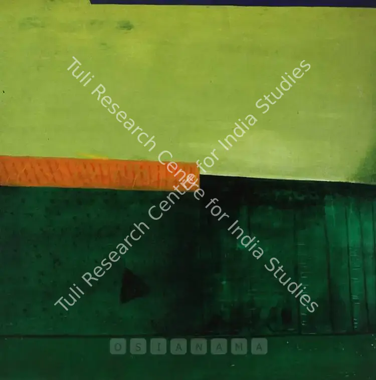Akhilesh (Artist). Has It Something To Do With Benaras. Acrylic on canvas, 1996 | Painting  | 00880972