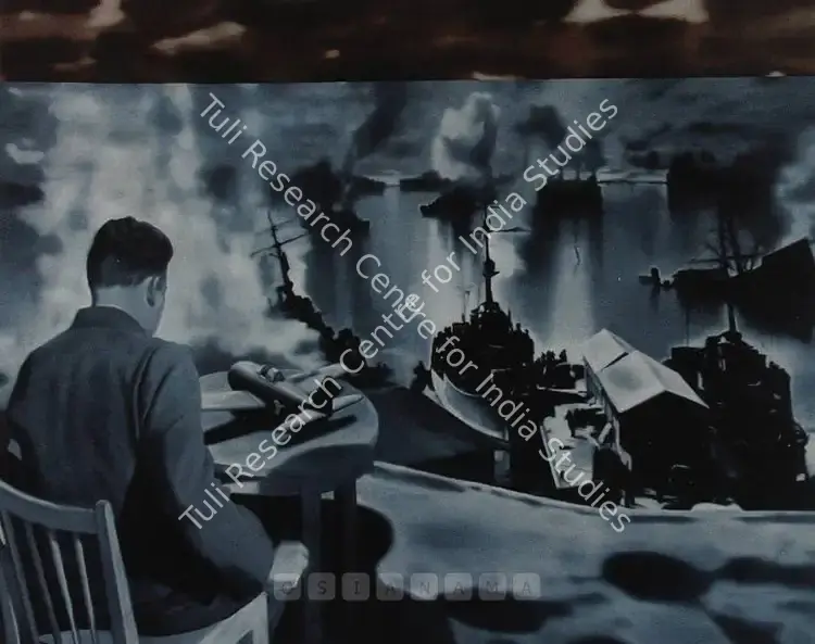 Santhosh, T.V. (Artist). A Game With His Toys. Oil on canvas, 2002 | Painting  | 00879986