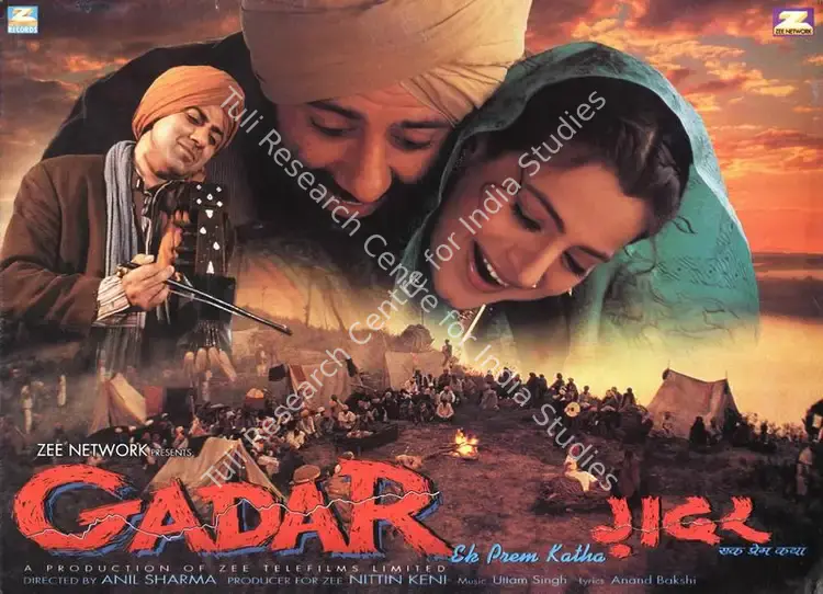 Keni, Nitin (Producer), Gadar, 2001 | Song-Synopsis Booklet | CinemaEducation | 00864383