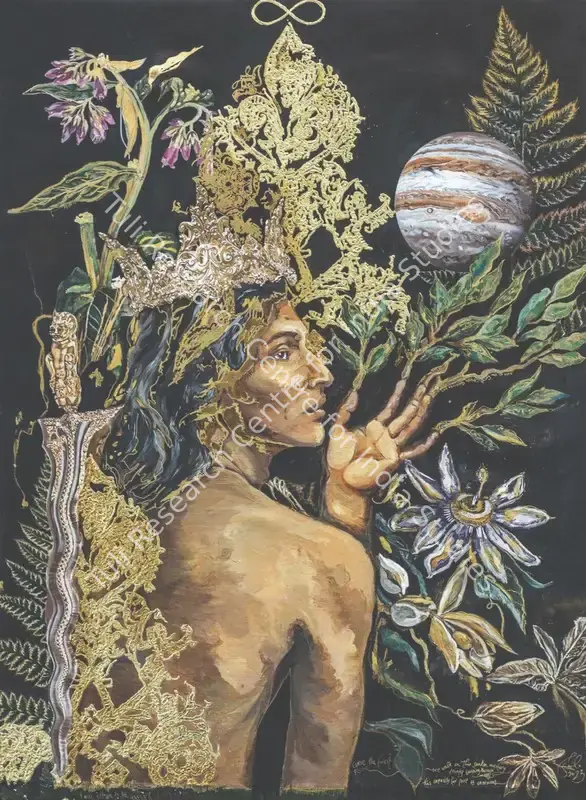 Suleman, Shilo Shiv (Artist). Separation (The Magician). Acrylic on canvas, 2022 | Painting | FineArts | 00603183