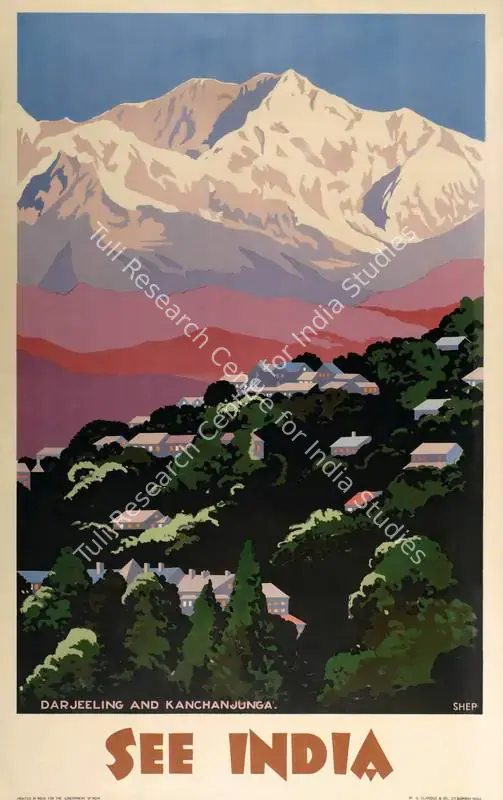 Shepherd, After Charles (Artist). See India-Darjeeling and Kanchanjunga. Lithographic print on paper, 1930 | Travel Publicity Related Art & Poster | PopCulture | 00092918