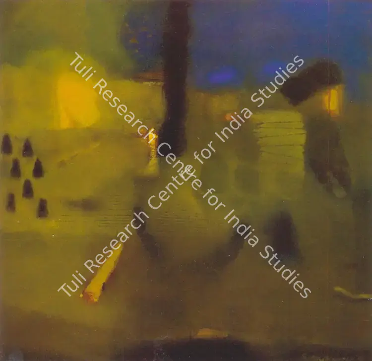 Majumdar, Samindranath (Artist). Untitled. Acrylic on canvas, 2004 | Painting | FineArts | 00574836
