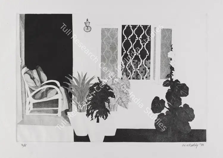 Reddy, D.L.N. (Artist). Untitled. Etching with aquatint; Edition 2/5, 1973 | Graphic Art | FineArts | 00417366