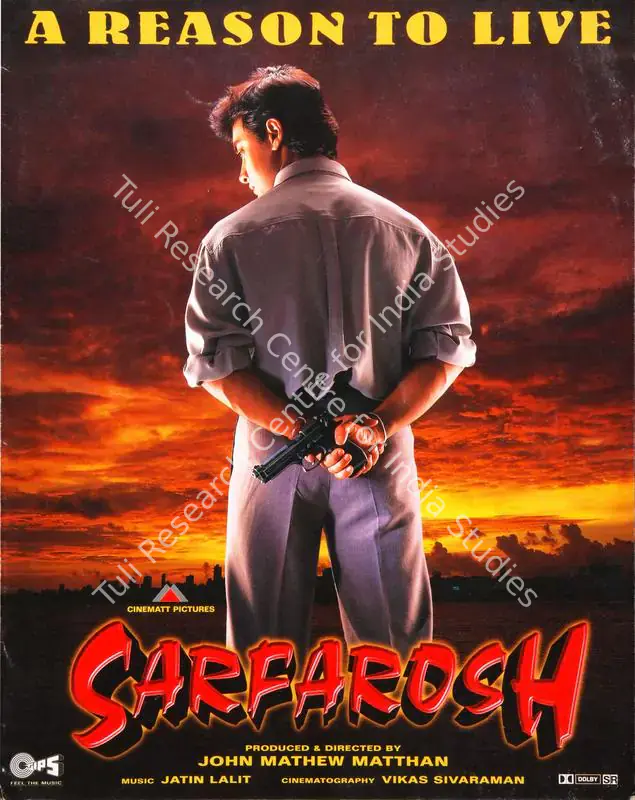 Matthan, John Mathew (Producer), Sarfarosh, 1999 | Song-Synopsis Booklet | CinemaEducation | 00780023