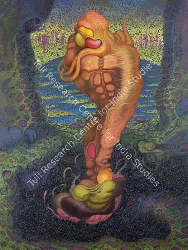 Dhandre, Ajay (Artist). Untitled. Acrylic on canvas, 2015 | Painting | FineArts | 00355479