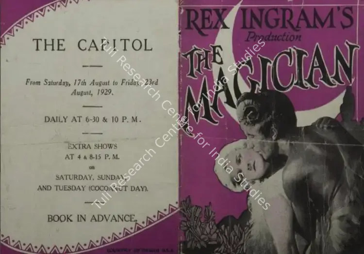 Ingram, Rex (Producer), The Magician, 1926 | Handbill | CinemaEducation | 00790603