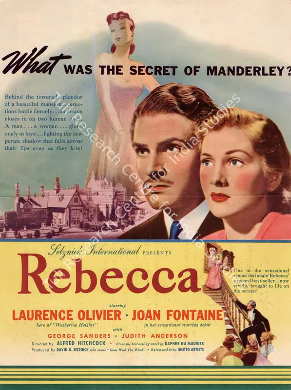 Hitchcock, Alfred (Producer), Rebecca, 1940 | Handbill | CinemaEducation | 00761006