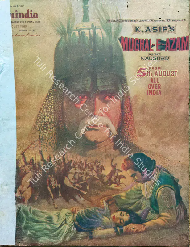 Patel, Baburao (Editor). Filmindia. 26(8). Bombay: Yusufali Nensey, August 1960 | Magazine | CinemaEducation | 00796709