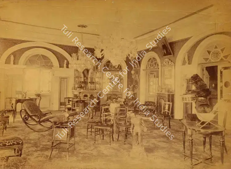 Dayal, Lala Deen (Photographer), Bashir-bagh Visitors room, November 1889 | Antiquarian Photograph | Photography | 00115327