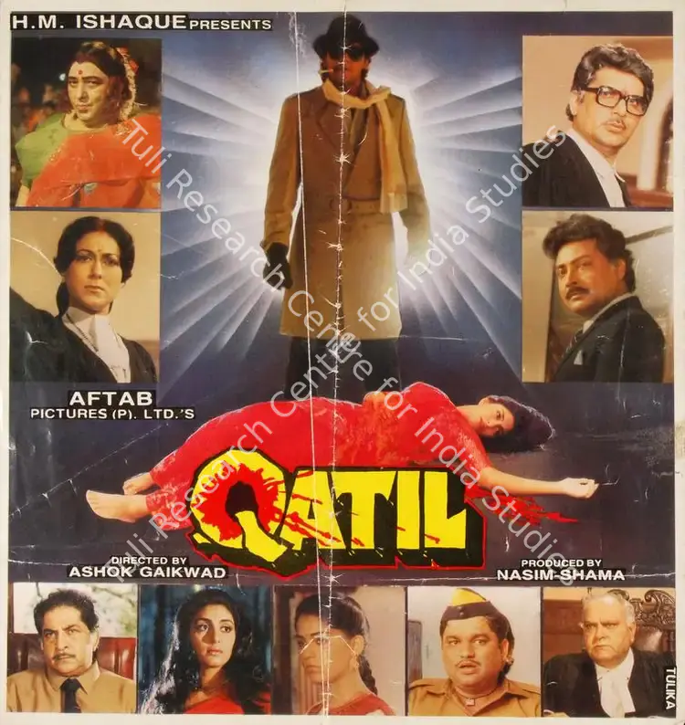Banu, Naseem (Producer), Qatil, 1988 | Song-Synopsis Booklet | CinemaEducation | 00780436