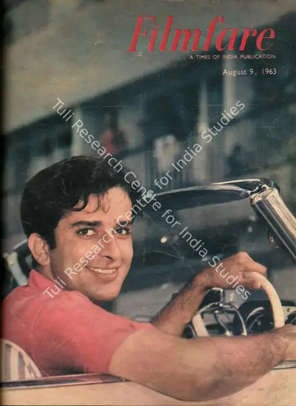 Karanjia, B.K. (Editor). Filmfare - The Fortnightly Film Magazine. 12(16). Bombay: Pyarelal Sah,  c/o The Times of India, 09 August 1963 | Magazine | CinemaEducation | 00793282