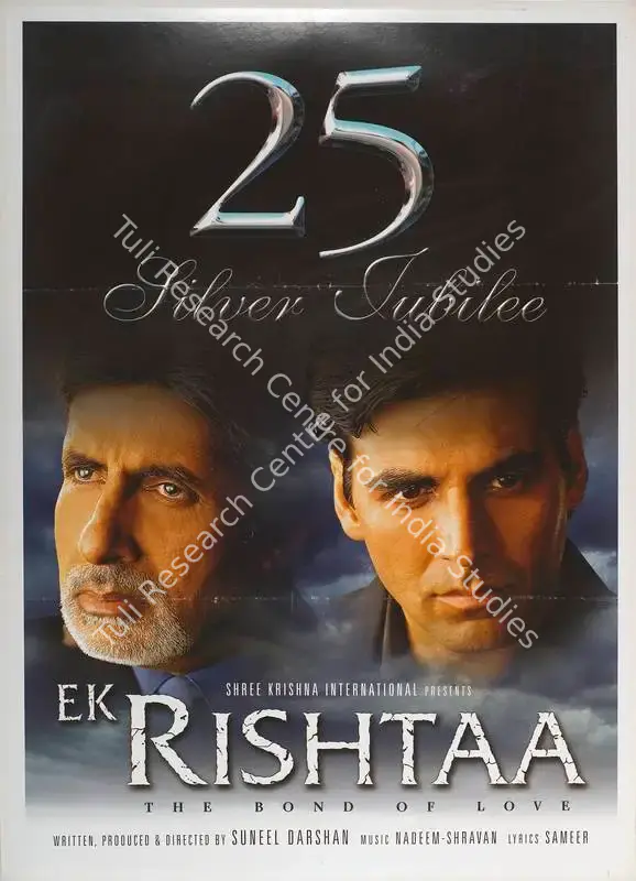 Darshan, Suneel (Producer), Ek Rishtaa, 2001 | Full Sheet Poster | CinemaEducation | 00769054
