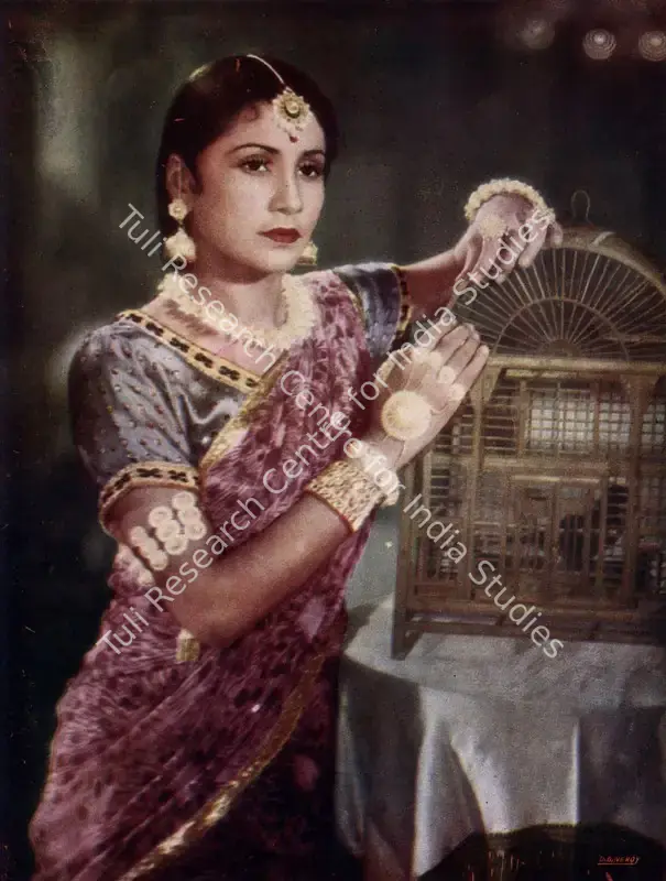 Unknown (Artist), Khursheed | Oleograph, March 1942, Filmindia, March 1942 | CinemaEducation | 00858368