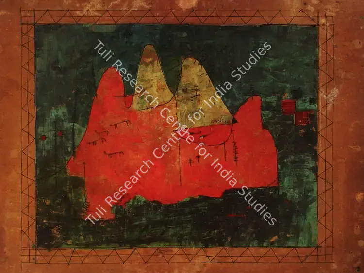 Gaitonde, V.S. (Artist). Untitled. Mixed Media, 1952 | Painting | FineArts | 00375984