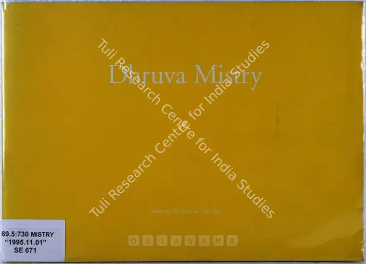 Mistry, Dhruva (Artist). Dhruva Mistry - Work 1990 - 1995. London: Wilkinson Gallery, 1995 | Solo Exhibition Catalogue  | 00875783