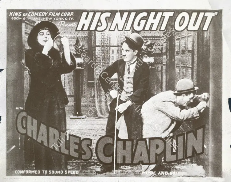 Ensign, Harry (Cinematographer), His Night Out, 1915 | Lobby Card, My Life in Pictures, 1985 | CinemaEducation | 00795049