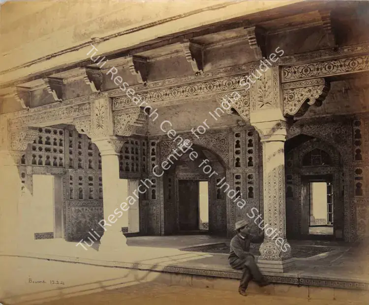 Bourne, Samuel (Photographer). Agra Fort, Interior of the Zenana. Albumen print, Mid 1860s | Antiquarian Photograph | Photography | 00116126