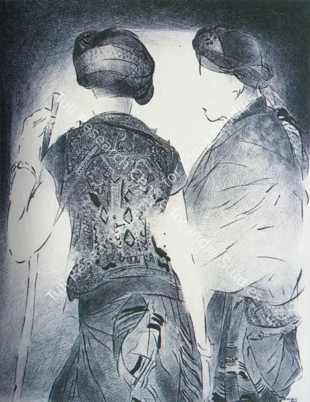 Solanki, Vrindavan (Artist). Untitled. Mixed media on canvas, n.d. | Painting | FineArts | 00371989