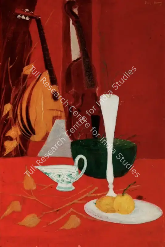 Burman, Sakti (Artist). Untitled (Still Life). Oil on canvas, 1958 | Painting | FineArts | 00336023