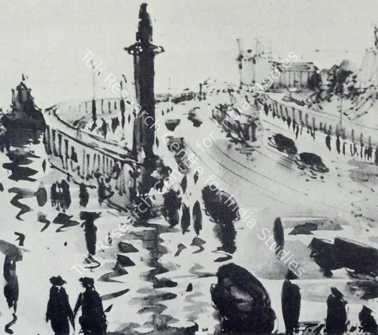 Dhond, P.A. (Artist). Bhaikhala Bridge. Water Colour, 1958 | Marg, September 1983 | Painting | FineArts | 00675005