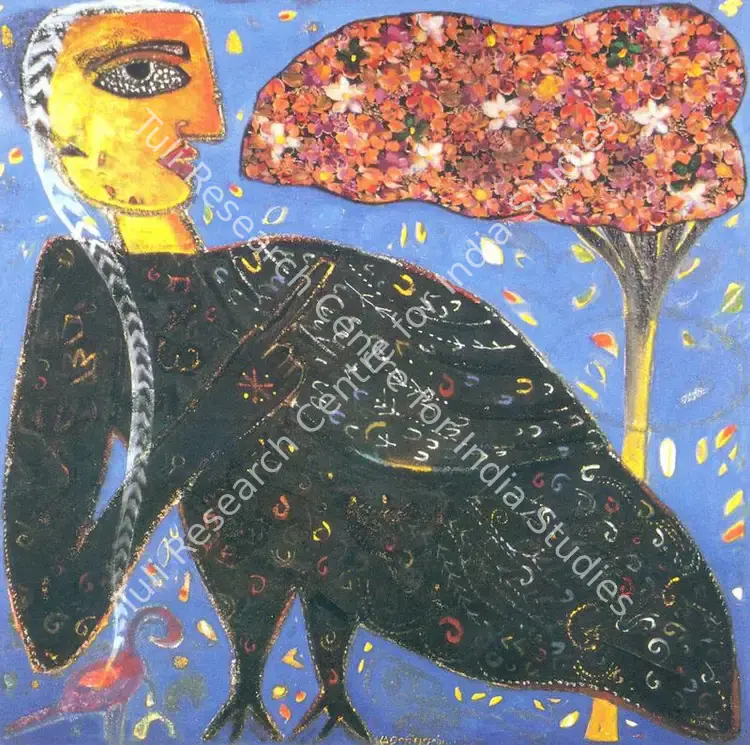 Muralidharan, K. (Artist). Untitled. Mixed media on canvas, 2001 | Painting | FineArts | 00372678