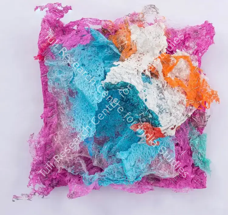 Joshi, Aaditi (Artist). Untitled. Fused plastic bags and acrylic, 2018 | Sculpture | FineArts | 00546431