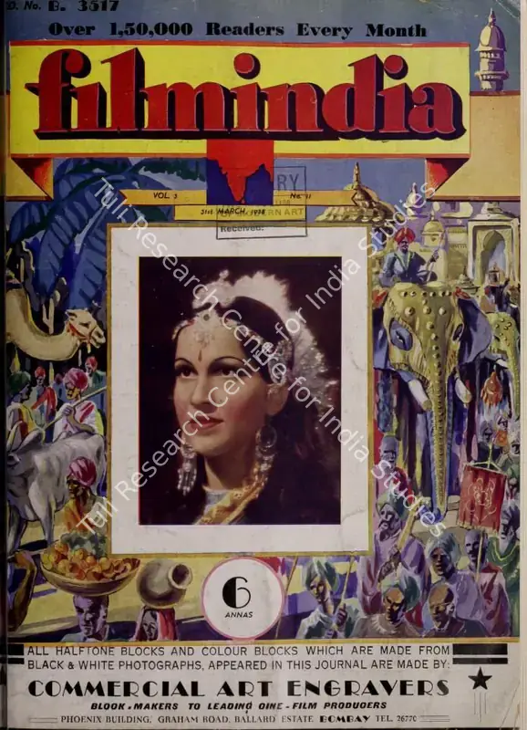 Patel, Baburao (Editor). Filmindia. 3(11). Bombay: D.K. Parker, 31 March 1938 | Magazine | CinemaEducation | 00796440