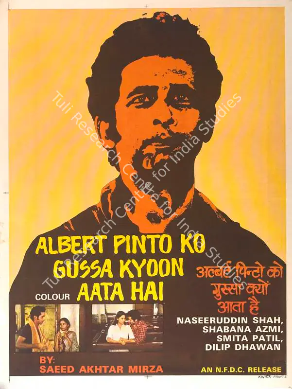 Mirza, Saeed Akhtar (Producer), Albert Pinto Ko Gussa Kyoon Aata Hai, 1980 | Full Sheet Poster | CinemaEducation | 00766937