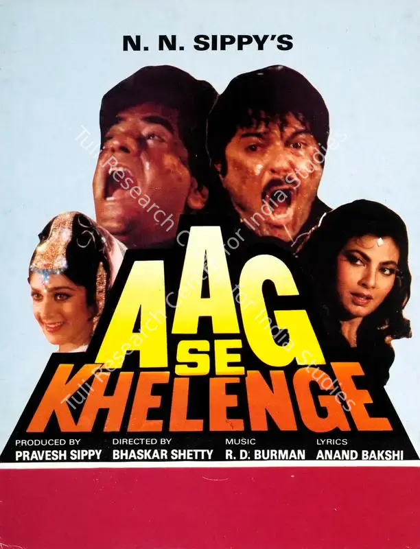 Sippy, Pravesh (Producer), Aag Se Khelenge, 1989 | Song-Synopsis Booklet | CinemaEducation | 00862656