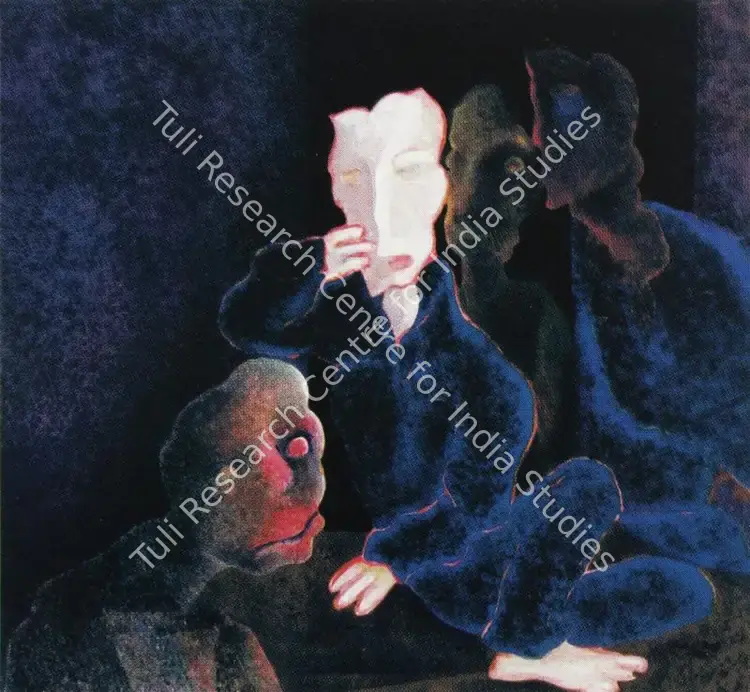 Kar, Sanat (Artist). Untitled. Tempera on paper, 1982 | Painting | FineArts | 00376075