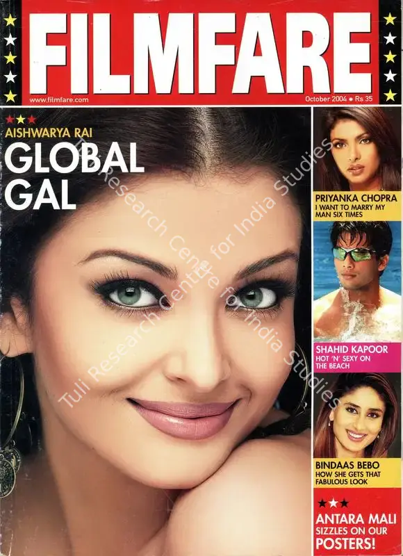 Baliga, Shashi (Editor). Filmfare. 53(10). Bombay: Pradeep Guha, c/o The Times of India, 01 October 2004 | Magazine | CinemaEducation | 00794112