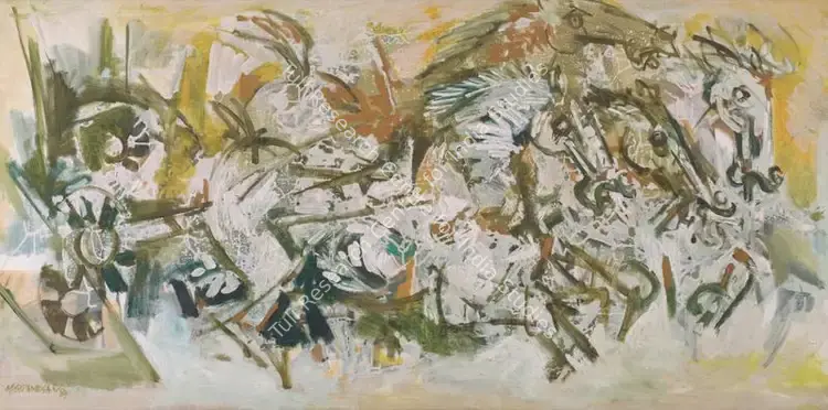 Sivanesan, M. (Artist). Untitled. Oil on canvas, 1984 | Painting | FineArts | 00339571