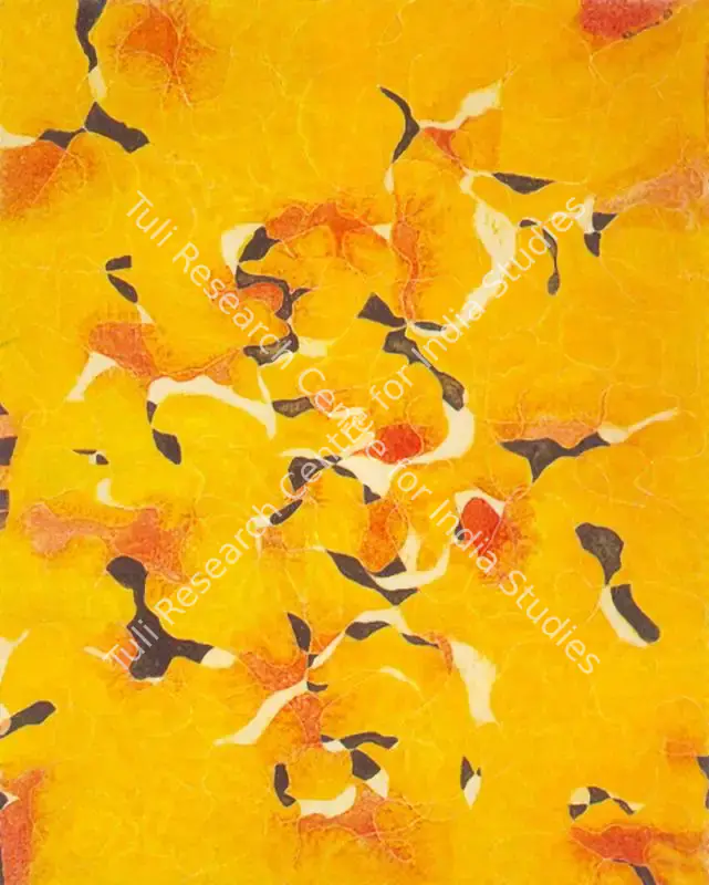 Khanna, Balraj (Artist). Peach Orchard 67. Oil on canvas, 1967 | Painting | FineArts | 00373928